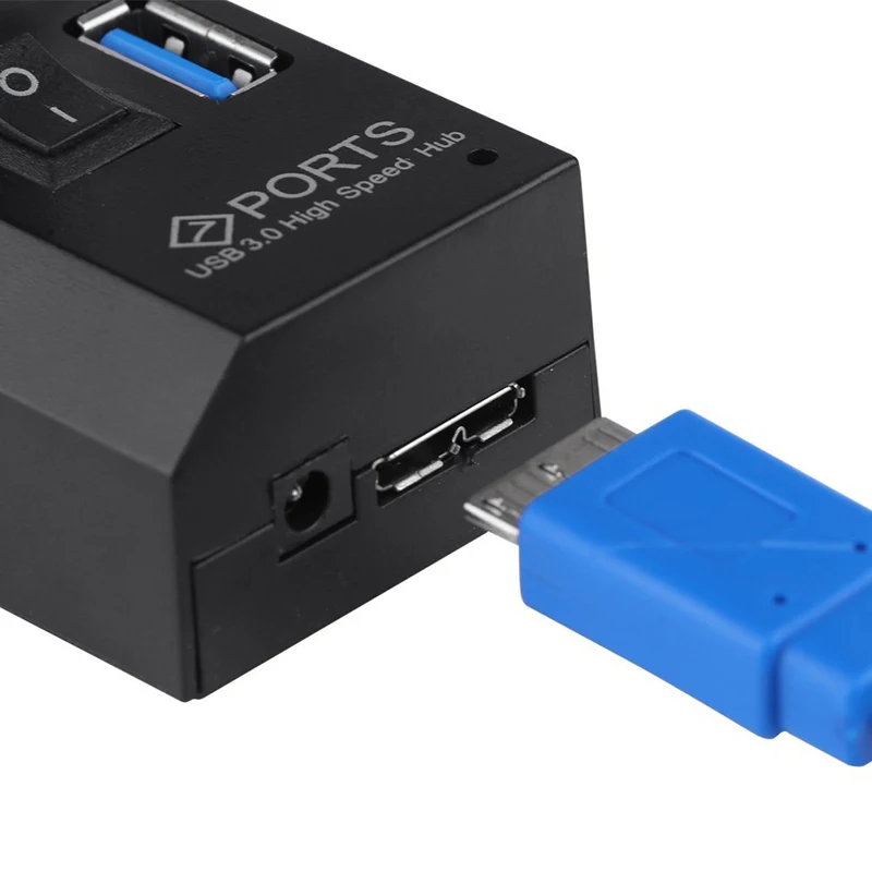 USB концентратор Micro usb хаб 2 0/3 0 с 7 портами высокоскоростной Hab выключателем