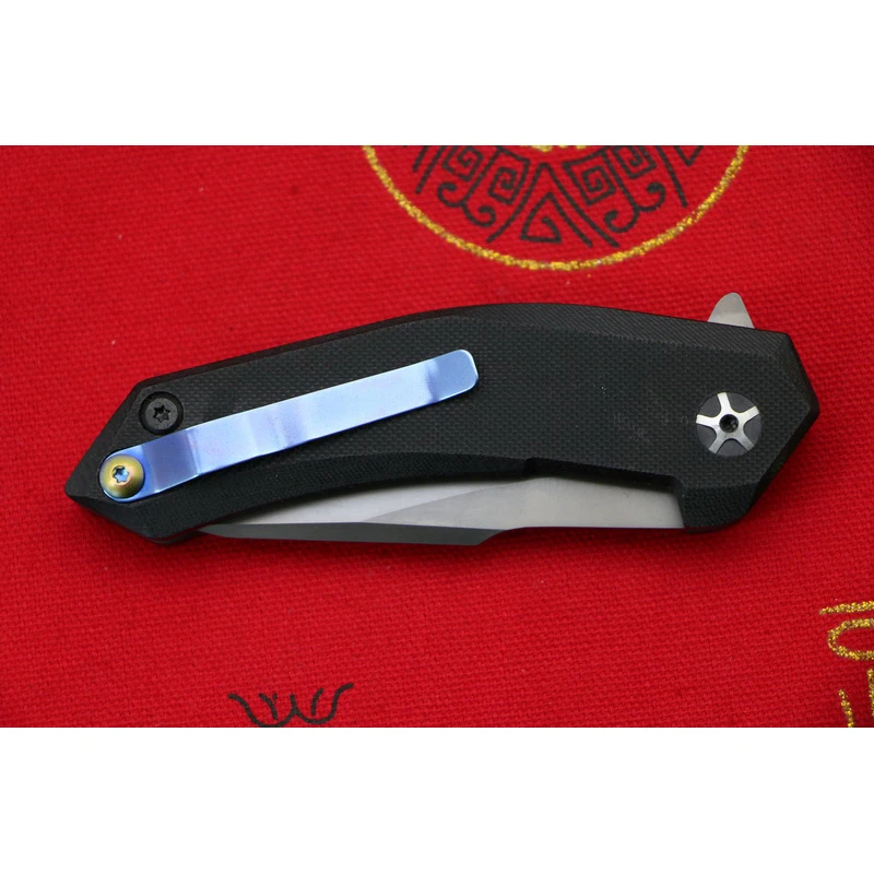 LOVOCOO ZT0095 Фабричный Выпускной 9CR18MOV лезвие G10 Ручка Открытый Флиппер складной нож Кемпинг Охота Карманный Подарок Ножи EDC инструмент