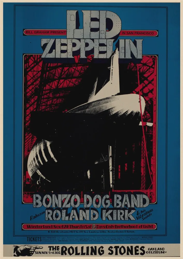 Led Zeppelin рок-музыка постеры/Led Zeppelin музыка классический постер Винтажный стиль стены крафт-бумага плакат домашний художественный бренд