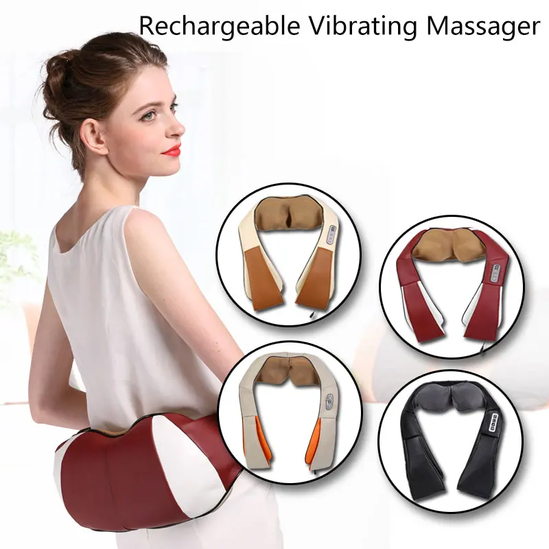 Четыре функции кнопки электрическая перезаряжаемая вибрационная накидка