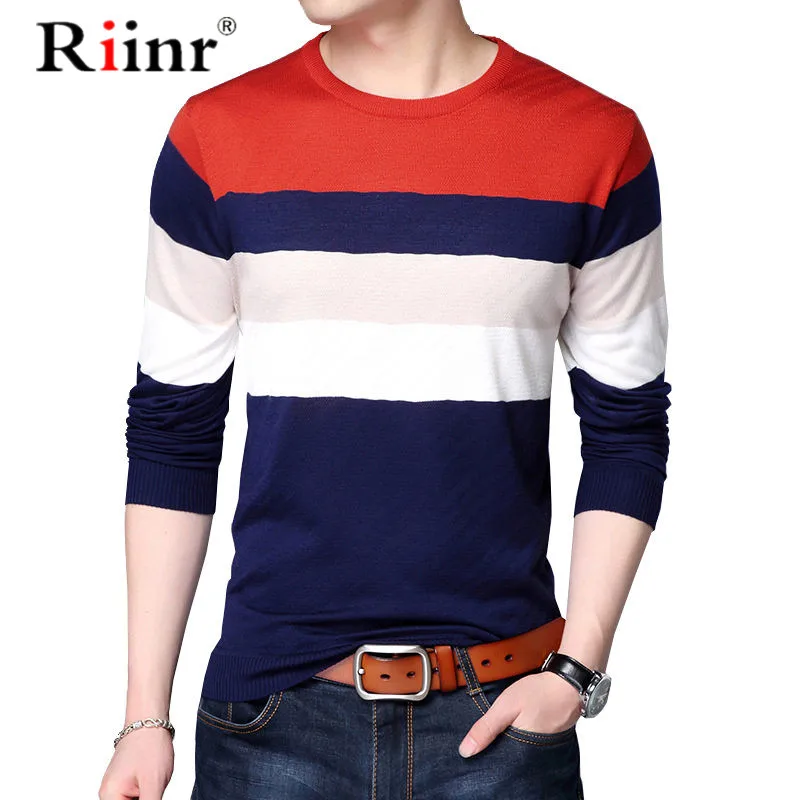 2019 New Fashion Brand Sweaters Man Pullover O Neck Slim Fit Jumpers Knitwear Woolen Autumn Korean Style Casual Mens Clothes | Мужская