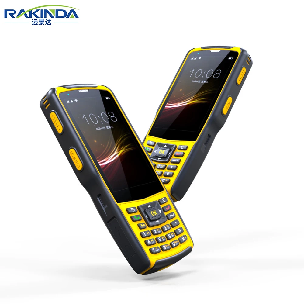 

RAKINDA S5-Industrial IP67 Android 7.0 Handheld PDA with 1D 2D Barcode Scanner NFC for Logistics Warehouse