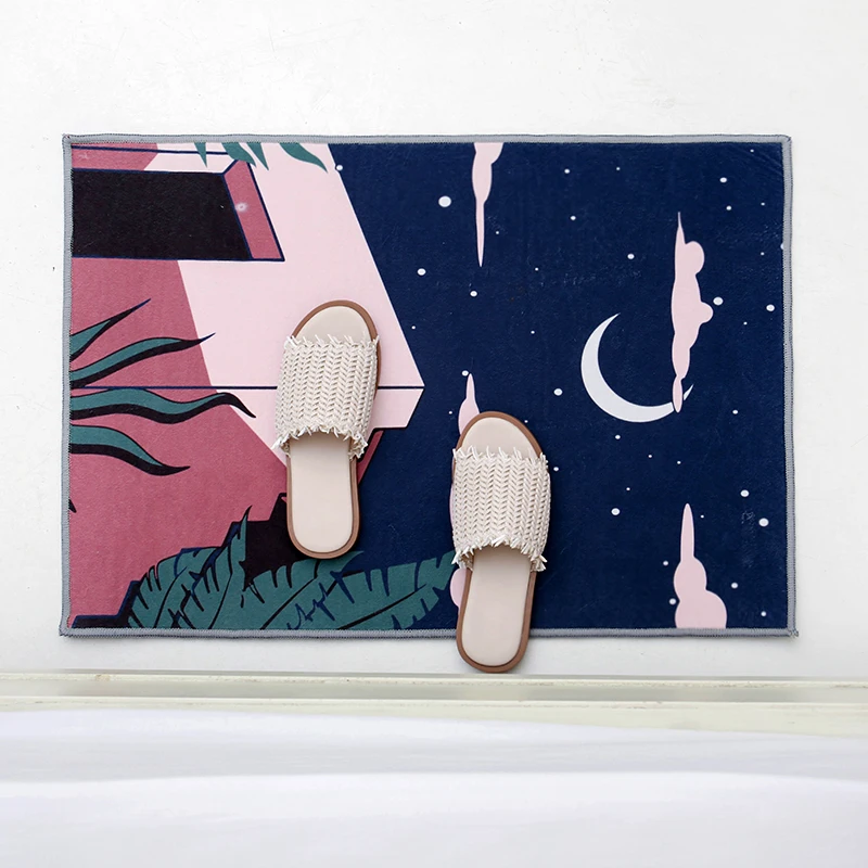 Collalily скандинавский ковер для гостиной геометрический дверной плед полосатый