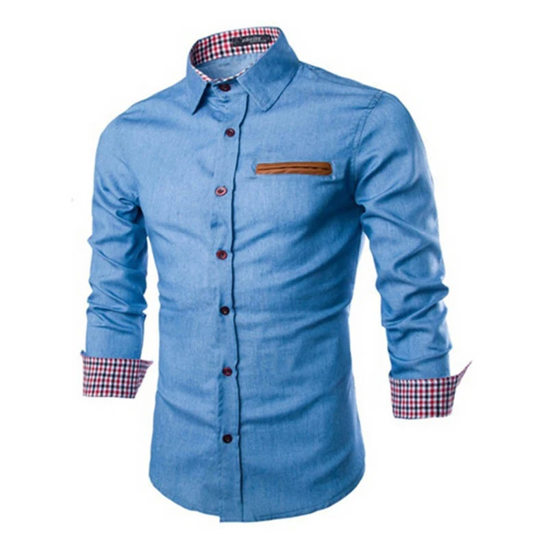 2019 New Autumn Male Shirts Fashion Business Stripe Long Sleeve Wedding Dress Men's Suits Full Sleeve Turn-down Collar Tops