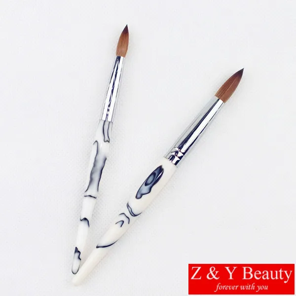 Лидер продаж! Прямая продажа с фабрики Размер 12 ногтей Кисточки 100% KOLINSKY акриловых