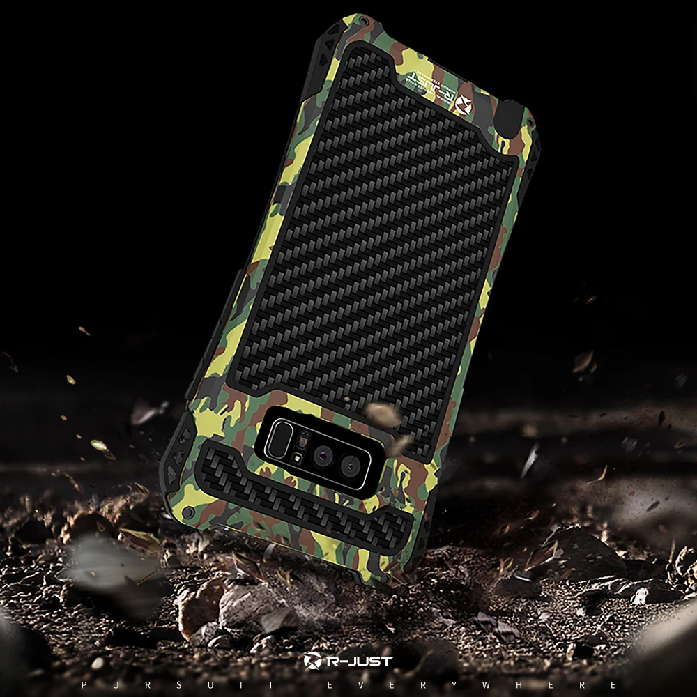 Camo For Samsung Galaxy Note 8 Note9 Metal Aluminum Armor Waterproof Shockproof Powerful Case Note8 S9 S10Plus | Мобильные телефоны