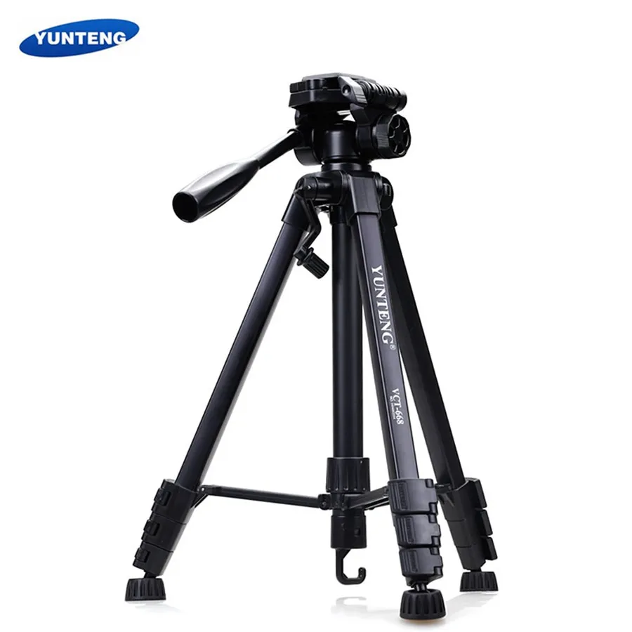 

Yunteng VCT-668 668 Professional Aluminium Tripod Camera Accessories Stand with Pan Head For Canon Nikon Sony SLR Digital Camera