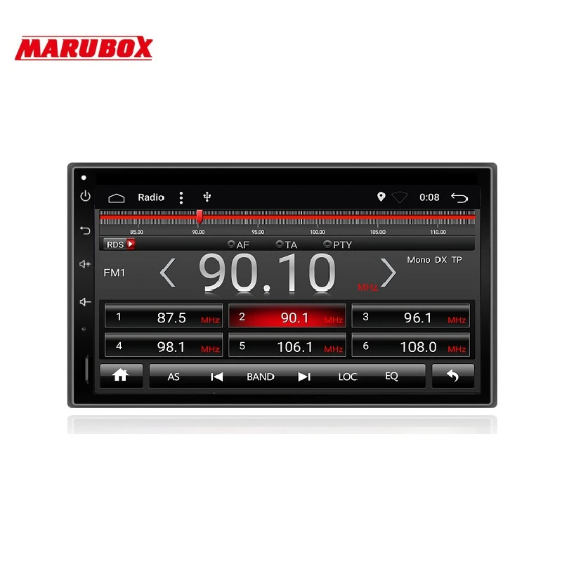 Marubox M705R16 автомобильный мультимедийный плеер 2din 7 дюймов четырехъядерный Android 6 0 RAM