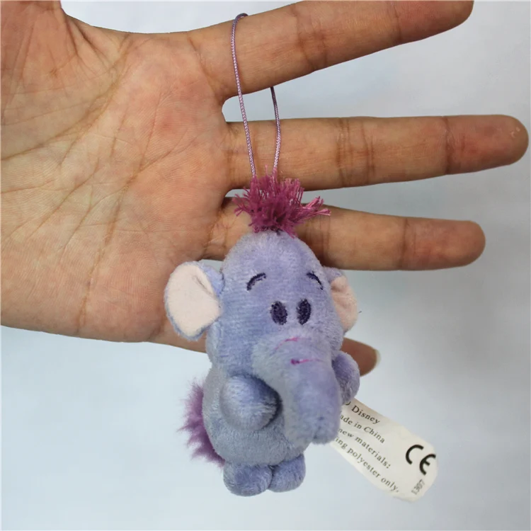 12 шт./лот 7 см очень маленький Heffalump плюшевый слон подвеска мягкие игрушки для