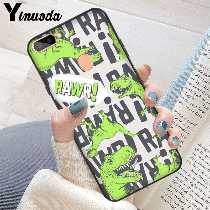 Чехол для телефона Yinuoda с милым динозавром чехол OPPO R11 R11S Plus R17Pro R9S R9