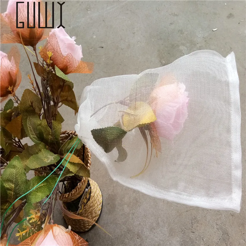 10 шт. белая Сетчатая Сумка садовая сетка для защиты от насекомых сумка переноски