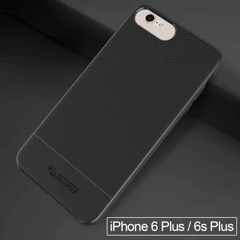 Чехол для телефона toyko с защитой от ударов для iPhone 6, 6s, 7, 8 Plus, Ударопрочный Мягкий ТПУ бампер, задняя крышка для мужчин, бизнес, геометрический узор