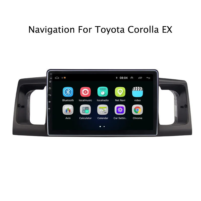 NaviTopia Android 8.1 Car Radio Stereo Player For Toyota Corolla EX 2004 2005 2006 2007 2008 2009 2010-2013 With GPS | Автомобили и