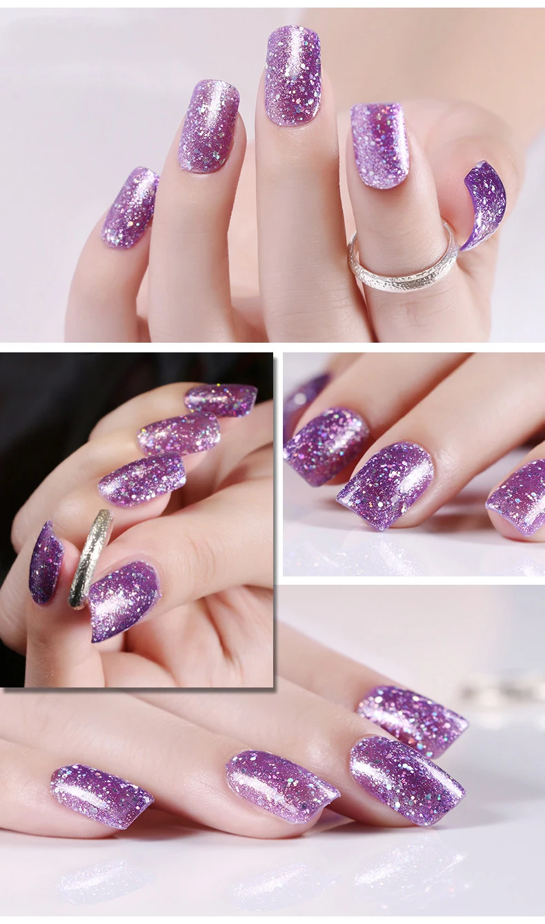 Fairyglo для ногтей лак 10 мл Звездное Bling штамповки Краски, Гель-лак для ногтей, эмаль УФ лак для ногтей удаляющийся замачиванием Гибридный Лаки Нейл-арт ногтей