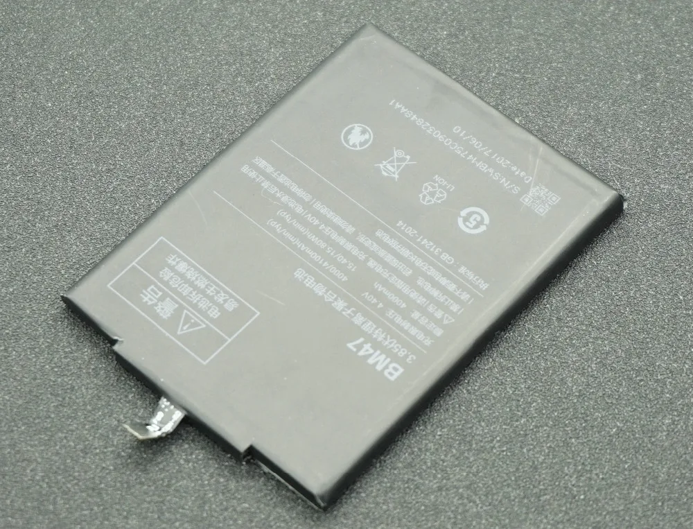 LehonS 4000 мАч/15.4Wh запасная батарея для мобильного телефона Xiaomi Redmi Hongmi 3 S 4X 3X Pro BM 47/BM47