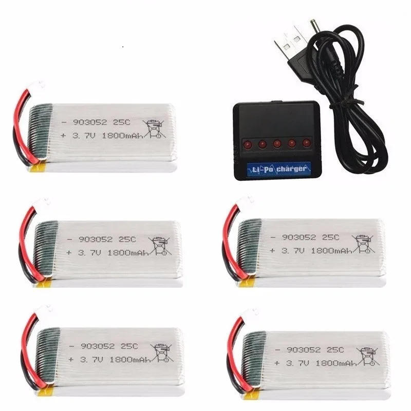 Бургундия 1800 мАч 3,7 в lipo Батарея Зарядное устройство для KY601S SYMA X5 X5S X5C X5SC X5SH X5SW M18 H5P HQ898 H11D H11C T64 T04 T05 F28 F29 T56 T57 - Цвет: Бургундия