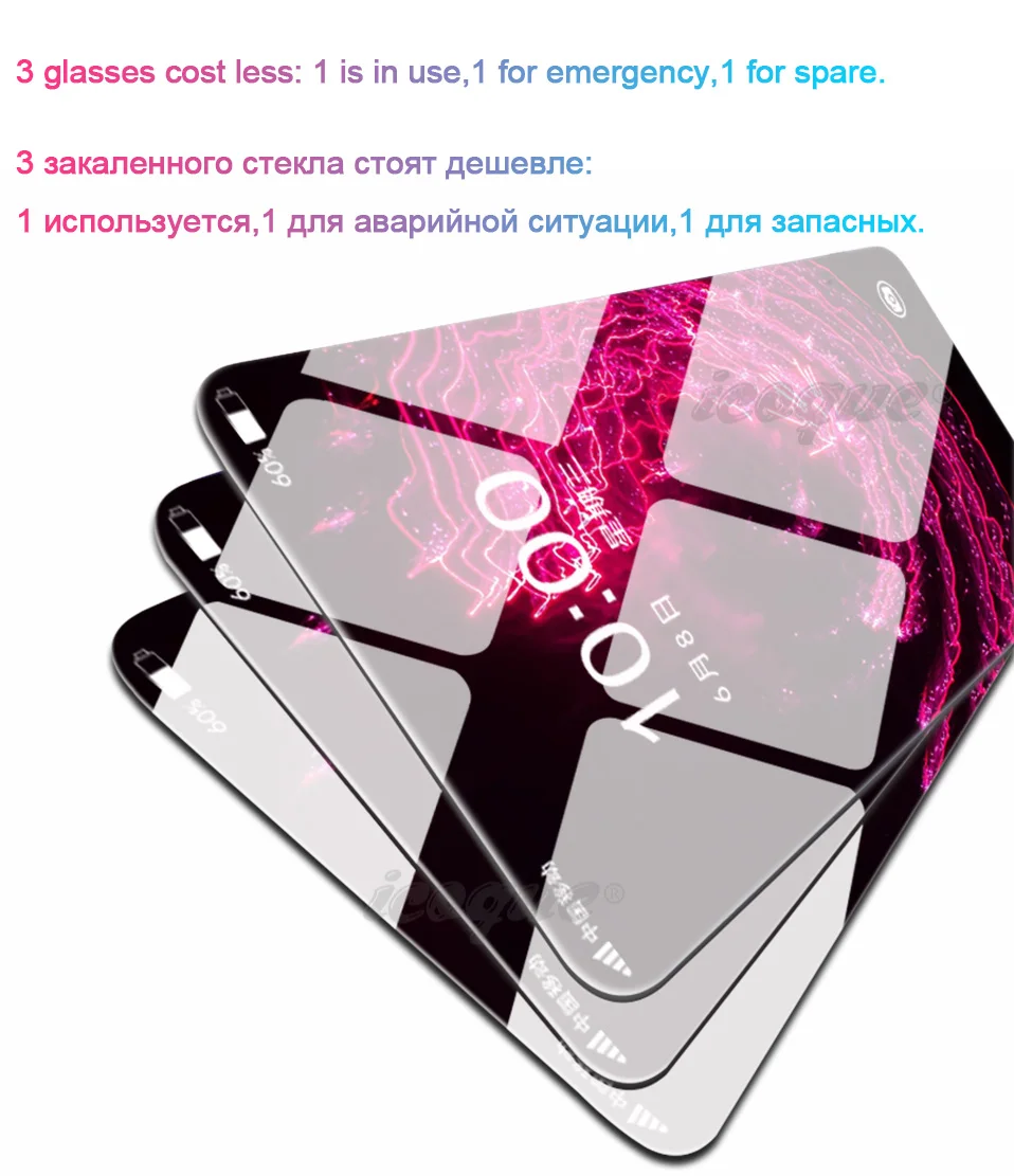 3 шт стекло для huawei Honor 20 9X Pro 8X10 Lite 20i 8C протектор экрана 9H закаленное стекло для huawei P20 Lite Pro P30 Lite