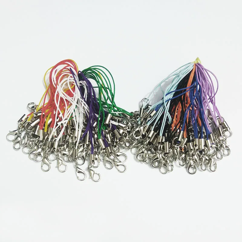 Шнурки для мобильных телефонов Lariat застежки омаров перекрещивающиеся кольца