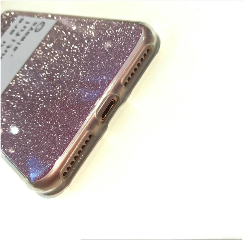 Для iphone 6 Женский чехол Сияющий блестящий для 8 Plus роскошный силиконовый x xs 7 S