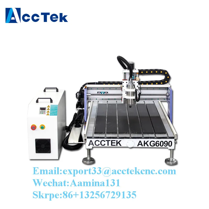 cnc router 1.5kw water cooling AKG6090 price 3d/mini milling machine | Инструменты