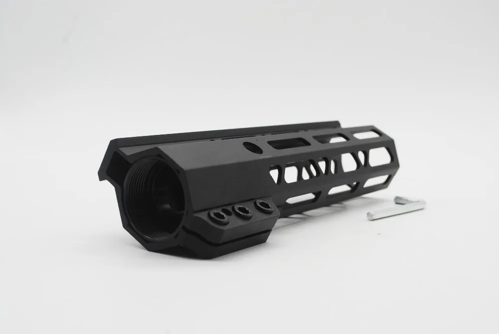 Тройной алюминиевый черный зажимной стильный Keymod/M lok Handguard Rail Picatinny Free Float Mount System