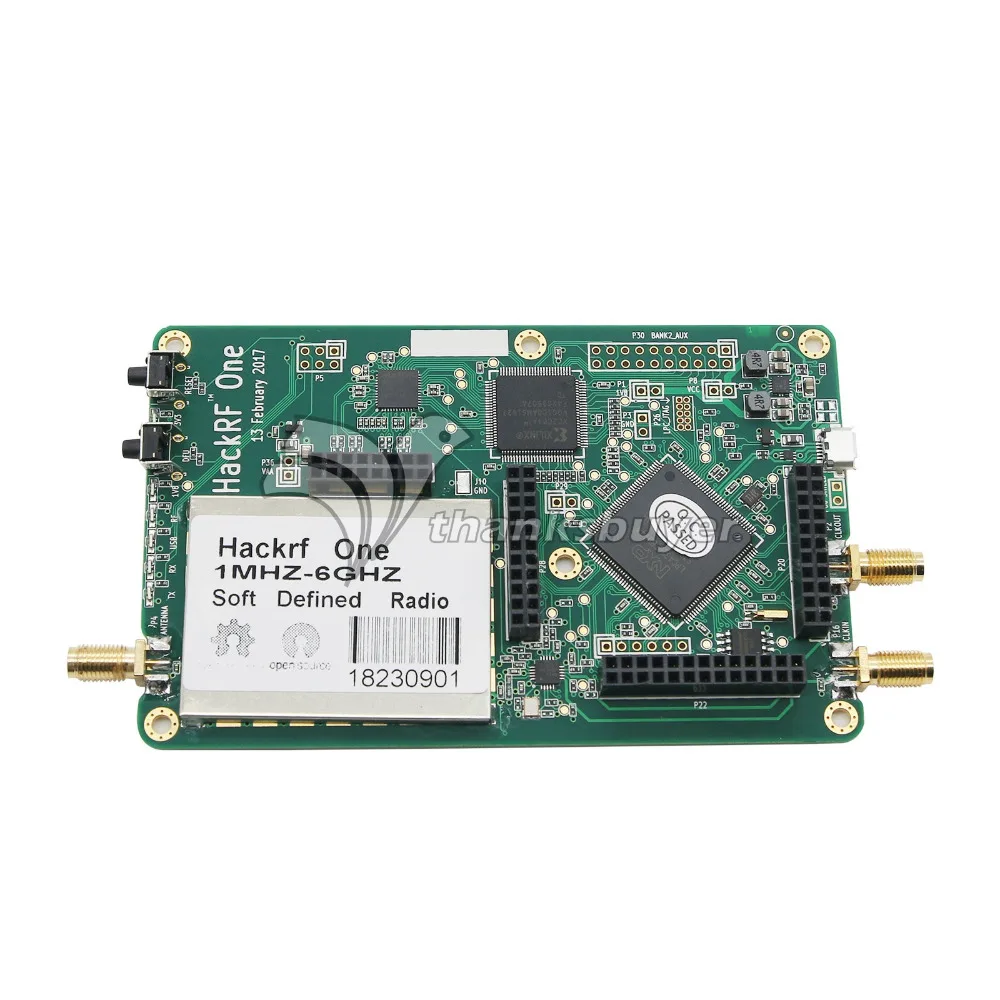 Billig TZT HackRF Eine 1MHz-6GHz SDR Plattform Software Definiert Radio Entwicklung Bord + Schwarz Acryl Shell