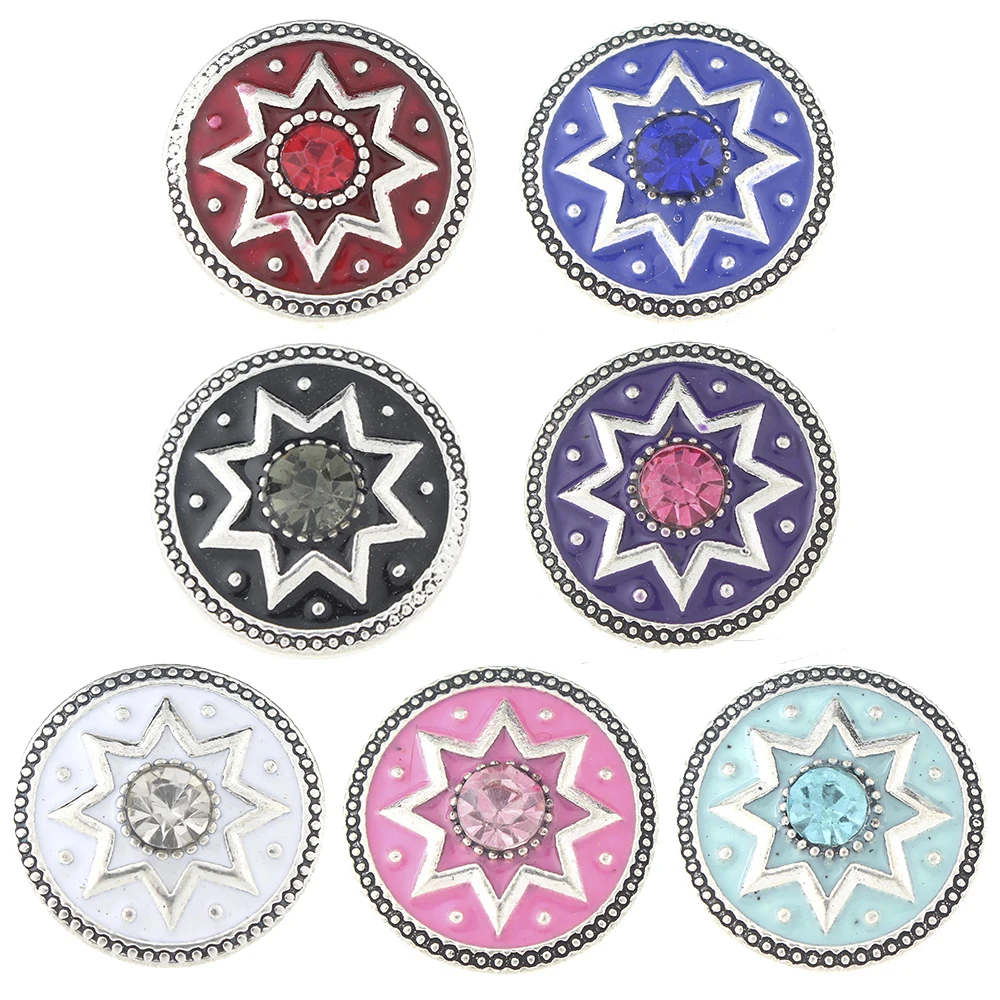 

JaynaLee 18-20mm Metal Ginger Snap Button Fit Ginger Snaps Bracelets Jewelry for women men gifts GJS4601