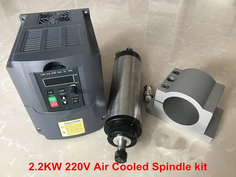Двигатель шпинделя с воздушным охлаждением 2 кВт электродвигатель для