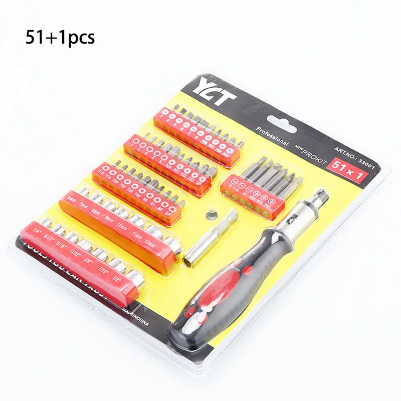 Многофункциональный Набор отверток с храповым механизмом набор сверл