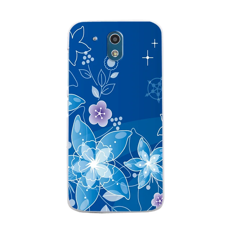 W22 Красивые Чехлы для htc Desire 526 326G, чехлы, Черная оболочка для телефона с сердечками и сердечками для htc 526 526G 326 326G, две sim-карты, сумки с цветами - Цвет: W22