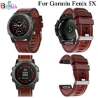 Быстросъемный кожаный ремешок для Garmin Fenix 5X 5X Plus, ремешок для часов, браслет для наручных часов Garmin Fenix 3 3 HR