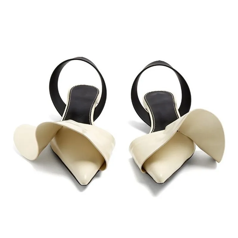 Туфли лодочки женские кожаные заостренный носок низкий каблук вечерняя Обувь