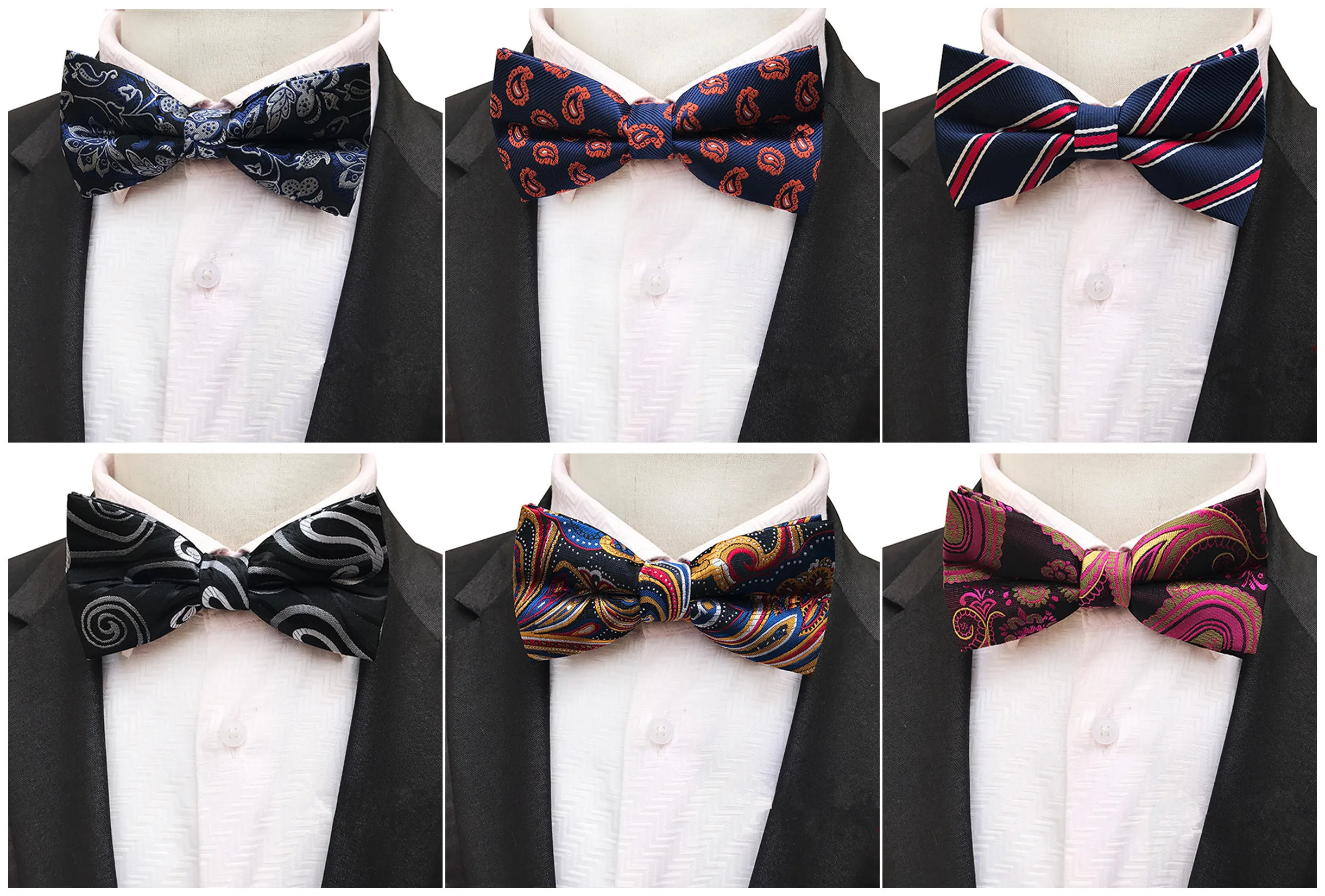 Ретро Уникальный дизайн деловой мужской модный бутик галстук бабочка корейский