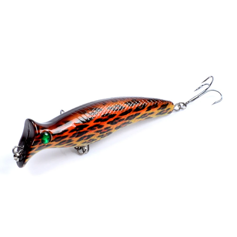 Biwvo Popper 12cm 20g Wobbler For Trolling Fishing Lure Metal Winter Sea Hard Fishing Goods For Fishing Ice Whopper Plopper
