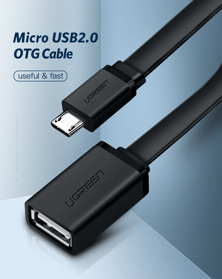 Ugreen Micro USB OTG кабель адаптер для Xiaomi Redmi Note 5 Micro USB разъем для samsung S6 планшет Android USB 2,0 OTG адаптер