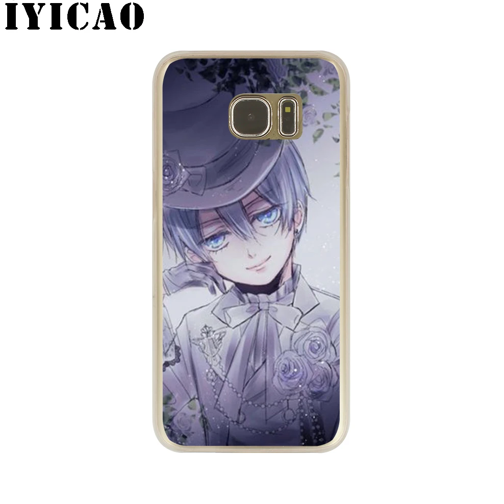 IYICAO Anime Black Butler Ciel Hard Case for Samsung Galaxy S10e S10 S9 S8 Plus S6 S7 Edge Cover Note 9 8 10 | Мобильные телефоны и