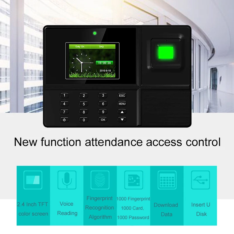Eseye биометрическая система посещаемости времени USB Идентификация отпечатков