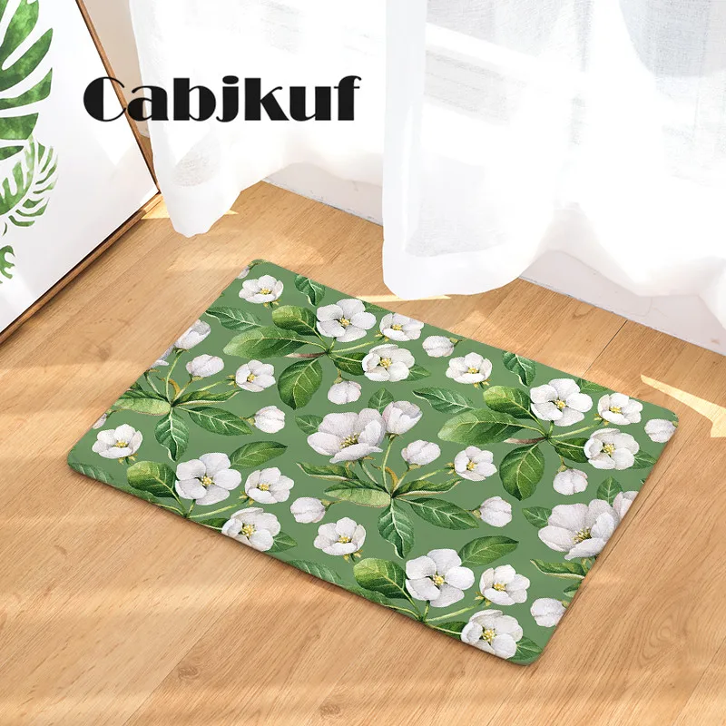 Придверные коврики с цветочным принтом коврики для кухни и ванной 40X60or50x80cm