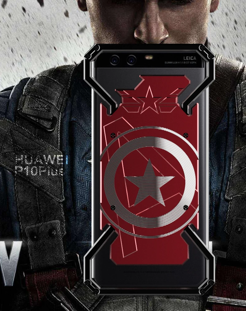 Металлический Чехол Super Hero для Huawei P30 Pro P20 Lite P10 P9 Plus Nova 5 5i 4 3 3i 3e 2 2S чехол с кольцом для телефона с изображением Человека-паука