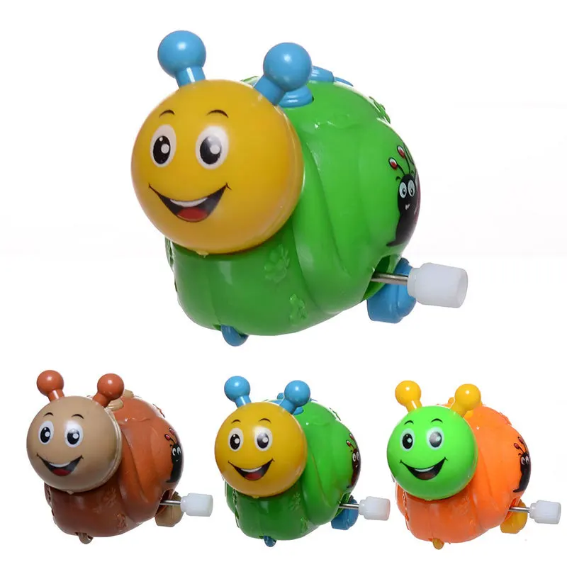 Милые милые часы с заводным механизмом для ходьбы плотника улыбки толстых червей