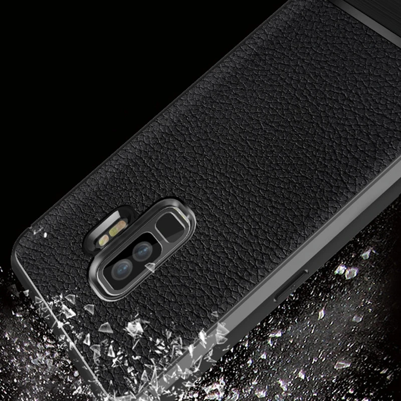 Для Samsung galaxy s9 чехол samsung plus Премиум оригинальный силиконовый кожаный защитный