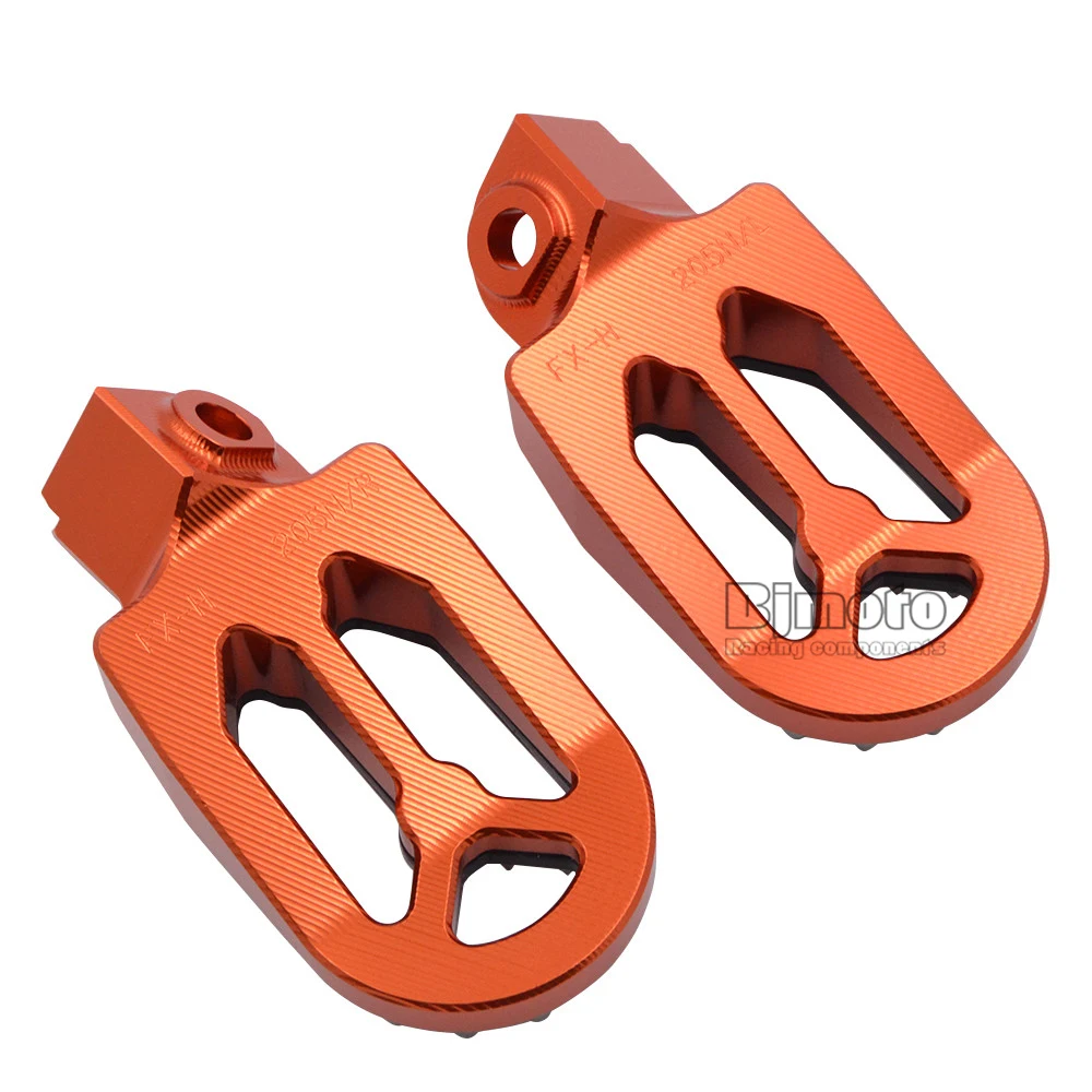 BJMOTO Мотоцикл CNC MX широкие подножки педали для ног для KTM EXC SX SXF XC XCW XCF EXCF EXCW XCFW 85CC-530CC 2005