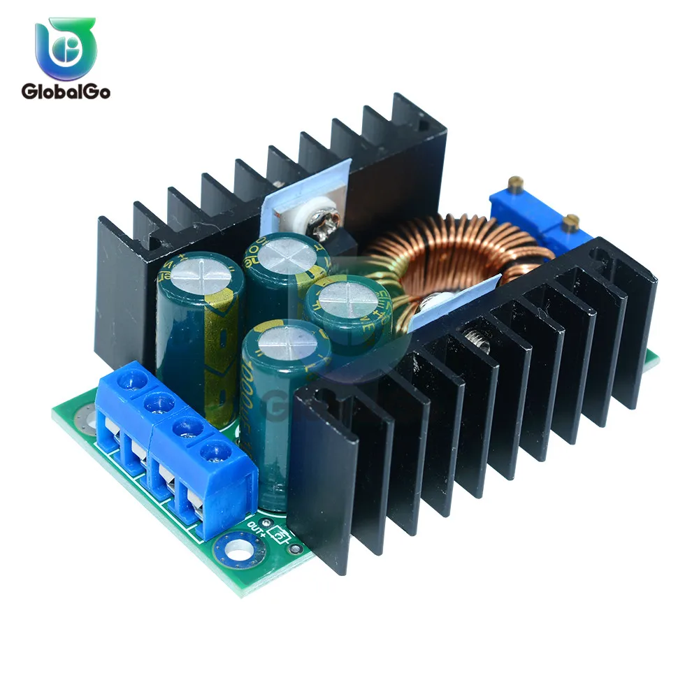 XL4016 DC-DC 300W 9A понижающий преобразователь регулируемый 5-40V до 1 2-35V источник питания