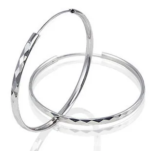 S925 Серебряные модные серьги увеличенное женское ушное кольцо HF042|earrings silver rings|silver