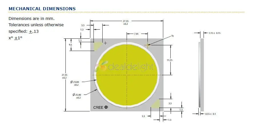 Cree XLamp CXA3070 светодиодный 74-117 Вт CXA 3070 COB EasyWhite 5000K теплый белый 3000K светодиодный чип-излучатель светильник