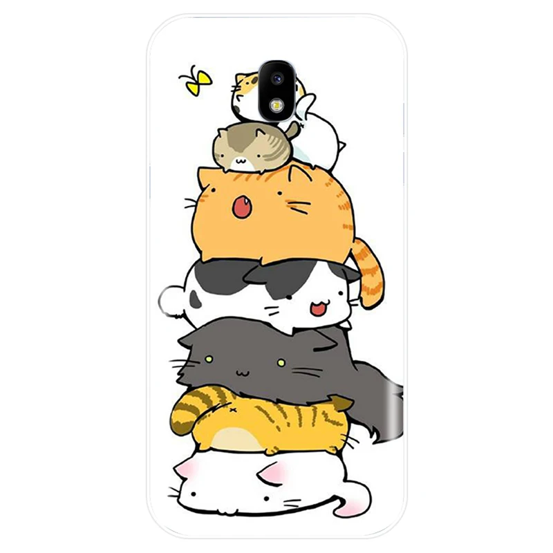 Kawaii Molang мультфильм аниме собака ca чехол для телефона Samsung Galaxy J3 J4 J6 J8 2018 J5 J7 2017 2016