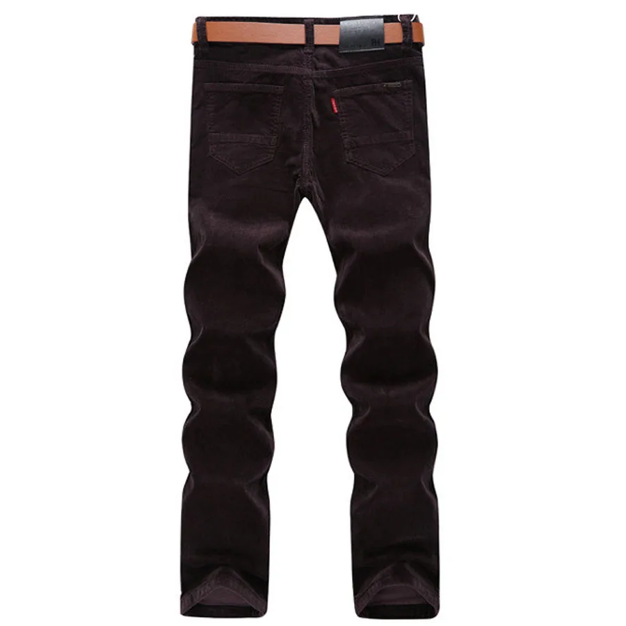 Новый Стиль весна осень тонкий мужская мода вельвет брюки Случайные Полная Длина