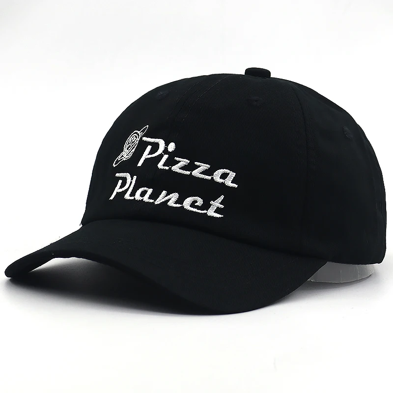 100% хлопок бейсбольная Кепка с вышивкой Pizza Planet для женщин и мужчин Спортивная