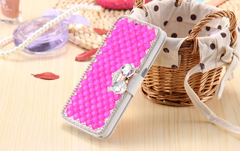 KISSCASE чехол для samsung Galaxy Note 4/Note 5 A5 A7 S5 6 S6 Edge Plus для sony Z3 держатель-книжка класса люкс со стразами чехол для корпуса