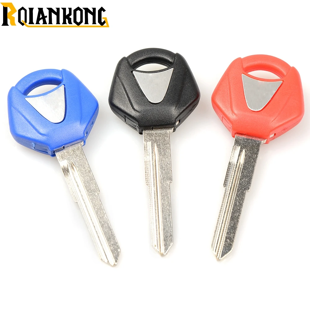 Новые люминесцентные ключи от мотоцикла кольца эмбрион неразрезанный брелок для